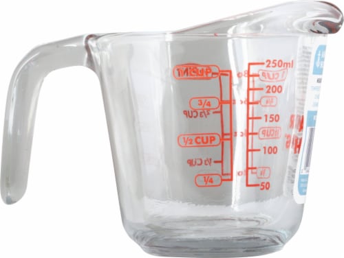 Vintage Glass Measuring Cup Anchor Hocking 2 Cups 16 Oz Handle 