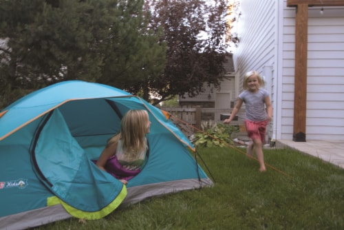 Coleman Kids Wonder Lake 2-Person Dome Tent - Blue Perspective: left