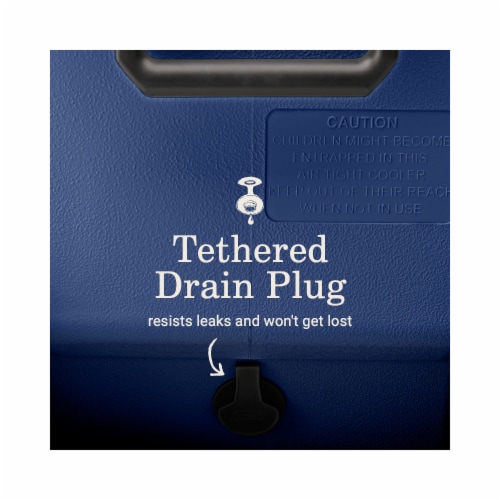 Coleman® Cooler, 52 Qt. Chest, 316 Series, Twilight Perspective: left