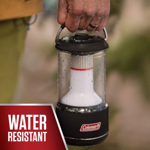 Coleman 800 Lumens LED Outdoor Camping Light Lantern with BatteryGuard, Black Perspective: left