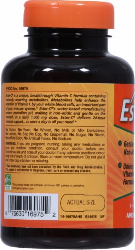 American Health Ester-C Citrus Bioflavonoids 1000mg Perspective: left