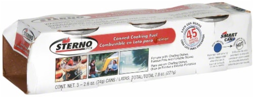 Sterno Outdoor Essentials Canned Cooking Fuel Perspective: left