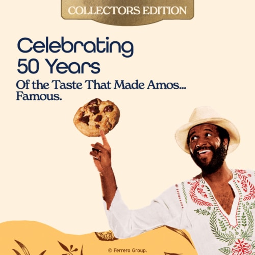 Famous Amos Chocolate Chip Cookies, Original Recipe 50th Anniversary Edition​ Perspective: left