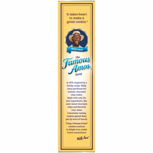 Famous Amos Bite Size Chocolate Chip Cookies Perspective: left