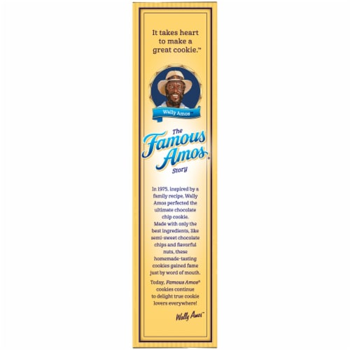 Famous Amos Chocolate Chip & Pecan Bite-Size Cookies Perspective: left