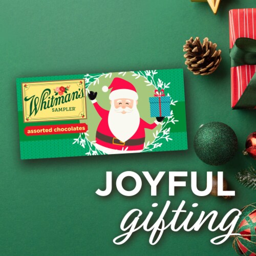 WHITMAN'S SAMPLER Christmas Assorted Chocolate Gift Box Perspective: left