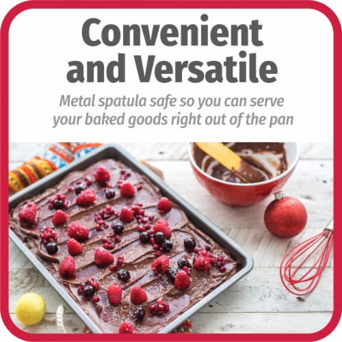GoodCook® Nonstick Biscuit and Brownie Pan Perspective: left