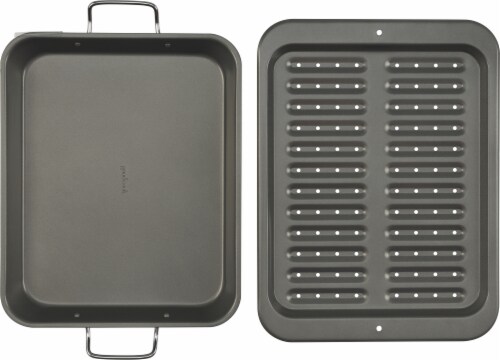 GoodCook® Large Broiler Pan Perspective: left