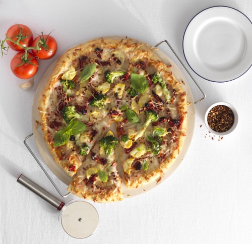 GoodCook® Pizza Stone - Beige Perspective: left