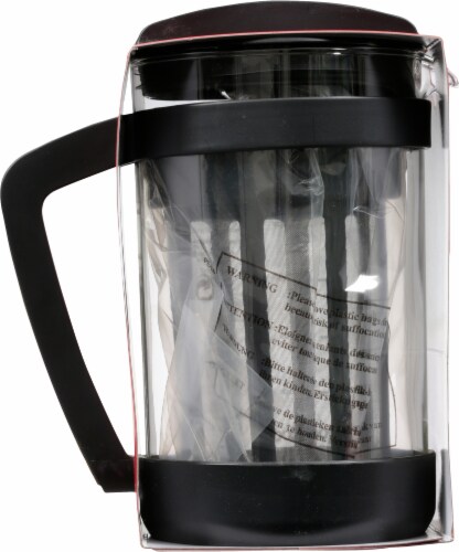 Bialetti Cold Brew Coffee Press - Black Perspective: left