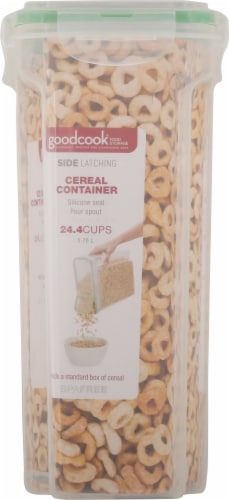 Goodcook Cereal Container, Side Latching, 24.4 Cups