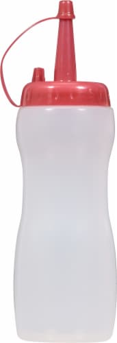 GoodCook® 18 oz Squeeze Dispenser Bottle- Clear Perspective: left