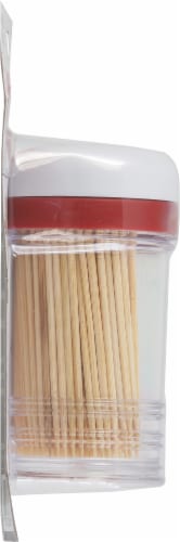 GoodCook Shake-A-Pick Toothpick Holder with Toothpicks Perspective: left