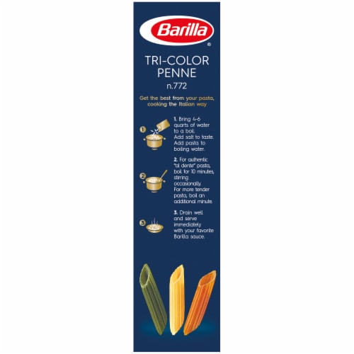 Barilla Tri-Color Penne Pasta Perspective: left