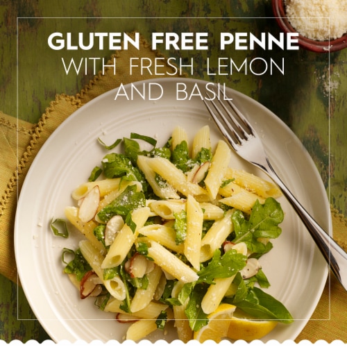 Barilla Gluten Free Penne Non-GMO Project Verified & Vegan Pasta Perspective: left