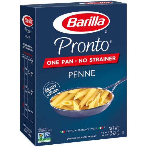 Barilla Pronto Penne Pasta Perspective: left