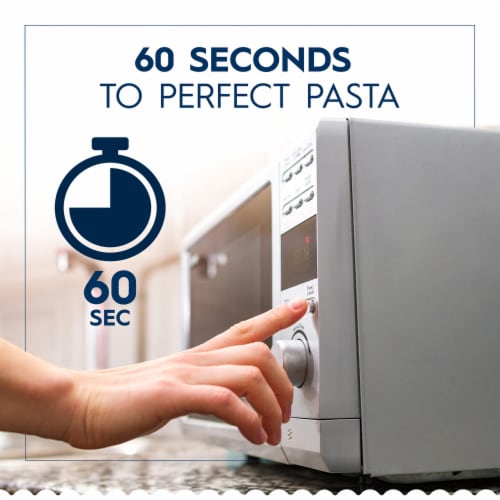 Barilla Ready Pasta Fully Cooked Non-GMO Certified Rotini Pouch Perspective: left