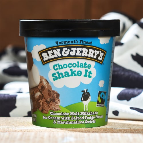 Ben & Jerry's® Chocolate Shake It Truffles Ice Cream Perspective: left