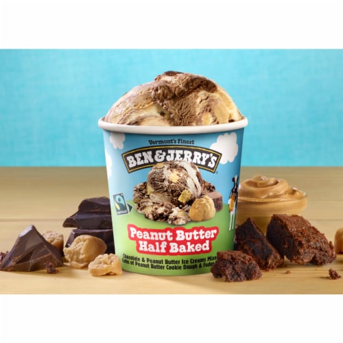 Ben & Jerry's Peanut Butter Half Baked® Ice Cream Perspective: left