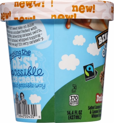 Ben & Jerry's® Dulce Delish Ice Cream Pint Perspective: left