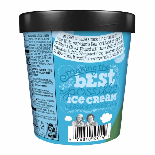 Ben & Jerry's Super Fudge Chunk Ice Cream Pint Perspective: left