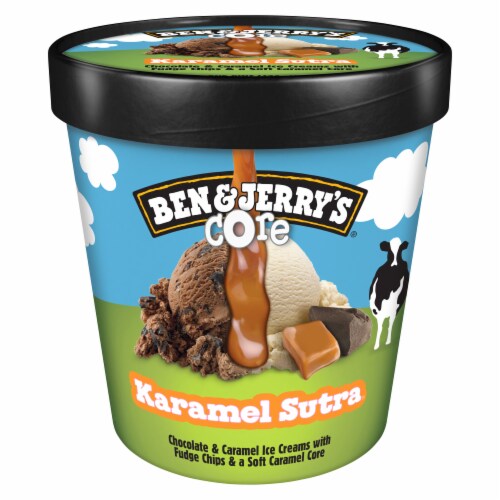 Ben & Jerry's Karamel Sutra Ice Cream Perspective: left