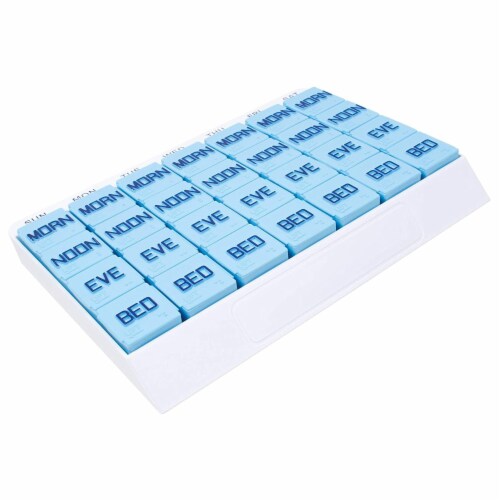 Medi Tray 7 Day Pill Organizer 70027L Perspective: left