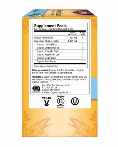 Yogi® Stomach Ease Tea Bags Perspective: left