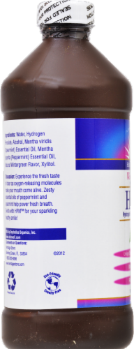 Heritage HPM Hydrogen Peroxide Mouthwash Wintermint Perspective: left
