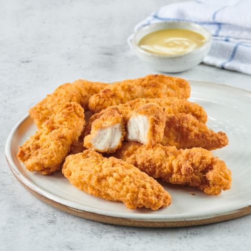 Just Bare® Lightly Breaded Chicken Breast Strips Perspective: left