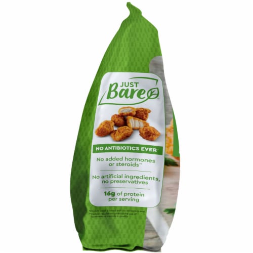 Just Bare® Lightly Breaded Spicy Chicken Breast Bites Perspective: left