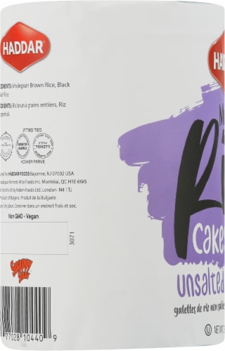 Haddar® Multigrain Unsalted Rice Cakes Perspective: left