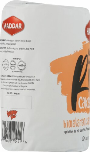 Haddar® Multigrain Himalayan Salt Rice Cakes Perspective: left