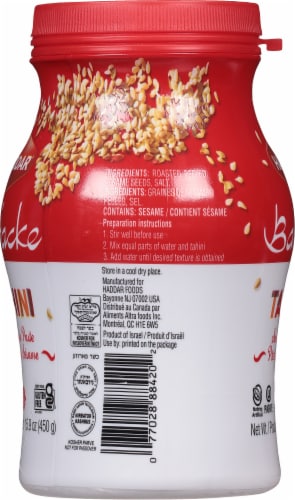 Haddar® Tahini Sesame Paste Perspective: left