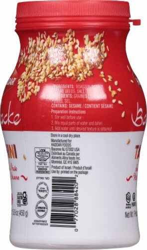 Haddar® by Baracke Tahini Sesame Paste Perspective: left