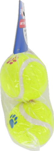 Spot Paw Print Tennis Balls Twin Pack Perspective: left