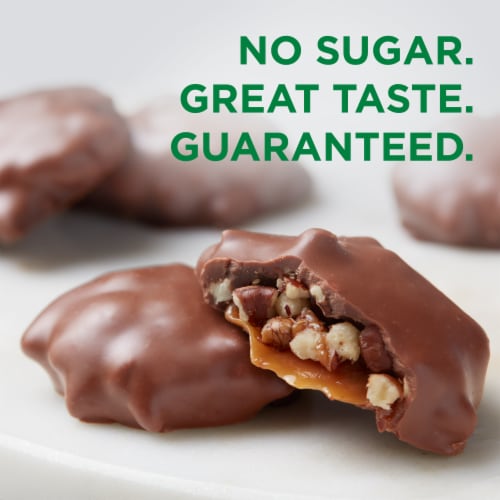 RUSSELL STOVER Sugar Free Assorted Chocolate Candy, 15.7 oz bag Perspective: left