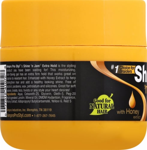 Ampro® Shine 'n Jam Extra Hold Conditioning Gel Perspective: left