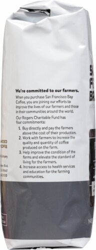 San Frncisco Bay Coffee French Roast Whole Bean Coffee Perspective: left