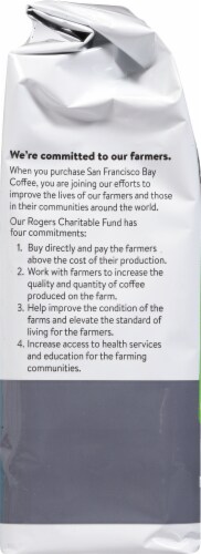 San Francisco Bay® Organic Rainforest Blend Ground Coffee Perspective: left