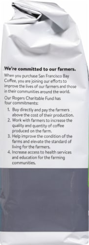 San Francisco Bay® Organic Rainforest Blend Ground Coffee Perspective: left