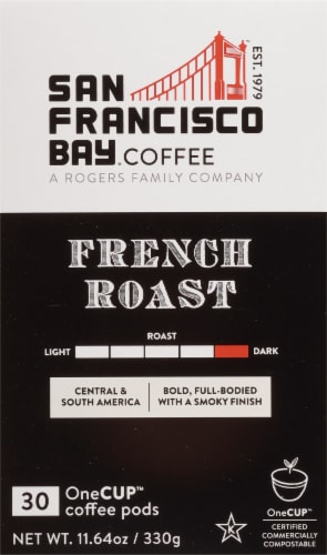 San Francisco Bay French Roast Single Serve Coffee Cups Perspective: left