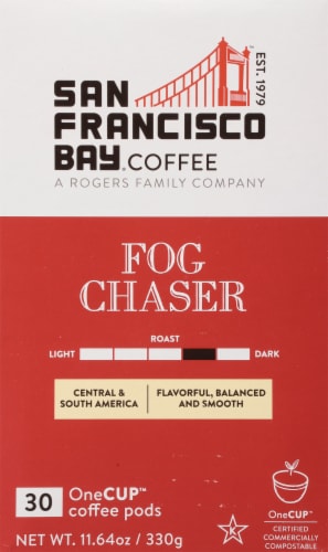 San Francisco Bay Fog Chaser Single Serve Coffee Cups Perspective: left