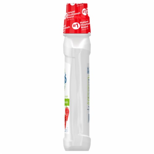 Tom's of Maine Children's Anti-Cavity Fluoride Rinse Mouthwash Silly Strawberry Perspective: left