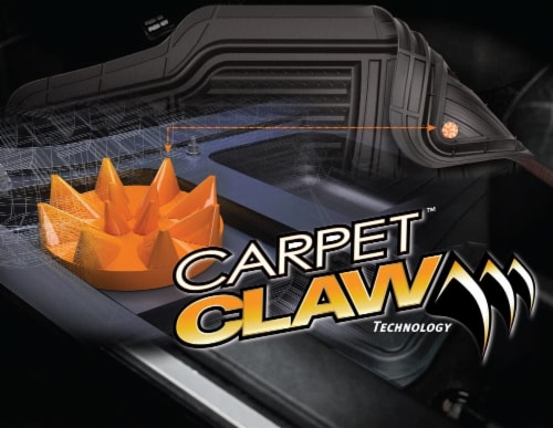 Armor All Custom Access 2-Pce Black All Season Truck/SUV Rubber Floor Mat Perspective: left