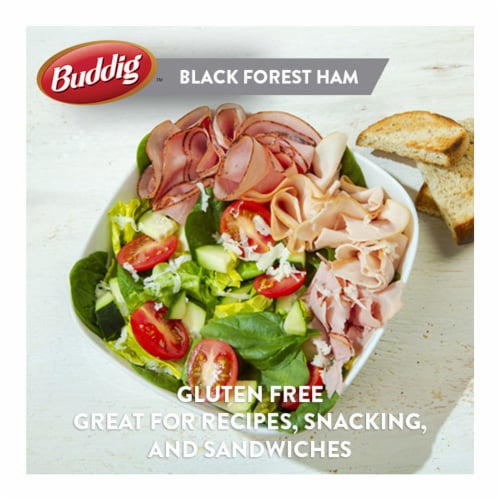 Buddig Black Forest Ham Sliced Lunch Meat Mega Pack 22oz Perspective: left