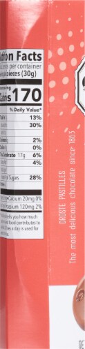 Droste® Dark Chocolate Pastilles Perspective: left