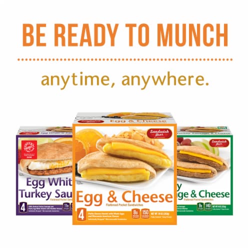 Sandwich Bros. Chicken Melts Flatbread Pocket Sandwiches Perspective: left