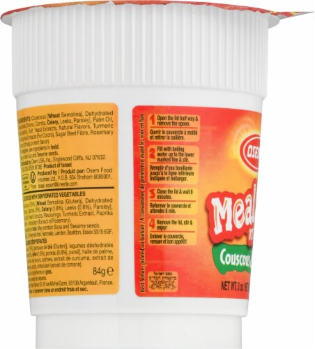 Osem® Couscous & Vegetable Meal Cup Perspective: left