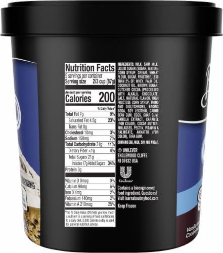 Breyers® 2in1 Oreo® and Chips Ahoy!® Ice Cream Perspective: left